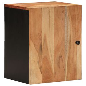vidaXL Arm&aacute;rio de parede p/ casa de banho 38x33x48 cm ac&aacute;cia maci&ccedil;a