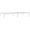 vidaXL Estrutura de cama metal 90x200 cm branco