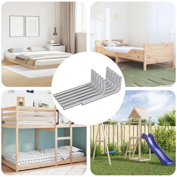 vidaXL Chave Hexagonal 2118 pcs Prateado 32 x 86 mm A&ccedil;o