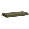 vidaXL Almofada de Banco SOEST 100% Poli&eacute;ster Verde-Azeitona