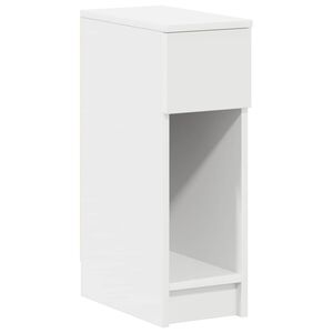 vidaXL Mesa de cabeceira com gaveta 20x36x60 cm branco