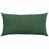 vidaXL Travesseiros de Sof&aacute; 2 pcs Verde Escuro 80 x 40 cm