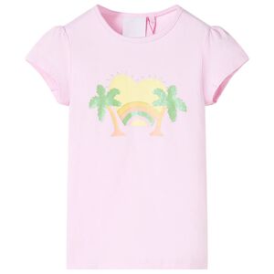 T-shirt de crian&ccedil;a rosa-claro 116