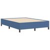 vidaXL Estrutura da Cama Azul 140 x 190 cm Tecido de veludo c&ocirc;tel&eacute;