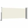 vidaXL Toldo lateral retr&aacute;til para p&aacute;tio 100x300 cm creme