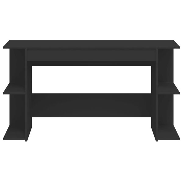 vidaXL Secret&aacute;ria 140x50x75 cm derivados de madeira preto