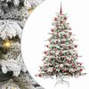 vidaXL &Aacute;rvore de Natal Articulada Artificial Branco 180 cm PE e PVC