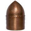 vidaXL Capacete de cavaleiro medieval réplica LARP aço cobre
