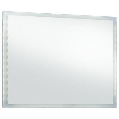 vidaXL Espelho de parede LED para casa de banho 100x60 cm