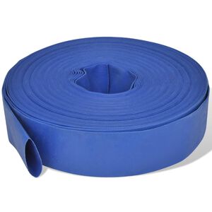 vidaXL Mangueira plana para transporte de &aacute;gua 50 m 2" PVC