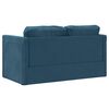 vidaXL Sof&aacute;-cama sem p&eacute;s 122x204x55 cm veludo azul