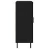 vidaXL Aparador 69,5x34x90 cm derivados de madeira preto