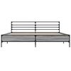 vidaXL Estrutura de cama 180x200 cm derivados madeira/metal