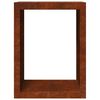 vidaXL Rack Lenha 60x40x80 cm a&ccedil;o resistente &agrave;s intemp&eacute;ries