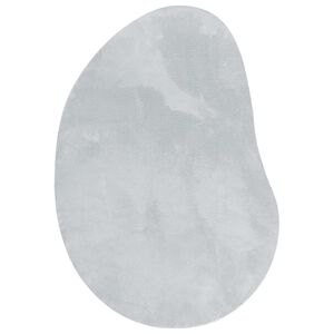 vidaXL Tapete HUARTE Cinzento 100 x 200 cm Poli&eacute;ster