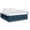 vidaXL Estrutura de cama 200x200 cm veludo azul