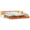 vidaXL Sof&aacute;-cama com gavet&atilde;o e gavetas 80x200 cm madeira de pinho