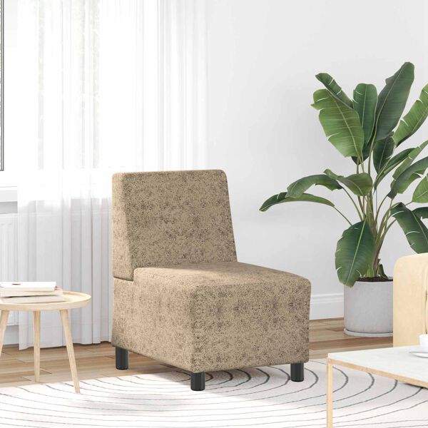 vidaXL | Cadeira Sofa | com almofada Cinzento-claro 55 x 74 x 82 cm