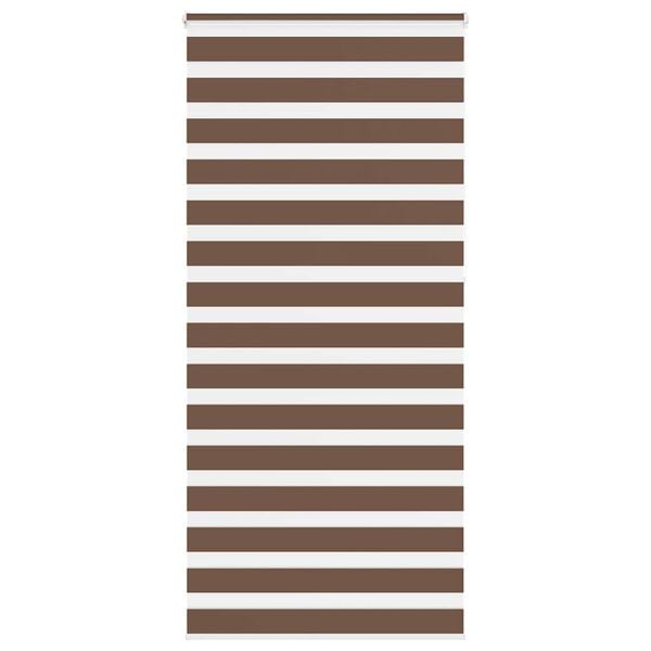 vidaXL Cortina de zebra 100x230 cm largura do tecido 95,9 cm poli&eacute;ster