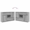 vidaXL Buffet Cinza Sonoma 100 x 30 x 65,6 Madeira processada