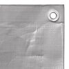 vidaXL Lona 260 g/m&sup2; 4x8 m PEAD cinzento