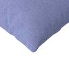 vidaXL Travesseiros de Sof&aacute; 2 pcs Azul Jeans 200 x 40 cm tecido