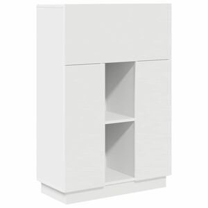 vidaXL Mesa Branco 71.5 x 31.5 x 106.5 cm Derivados de Madeira