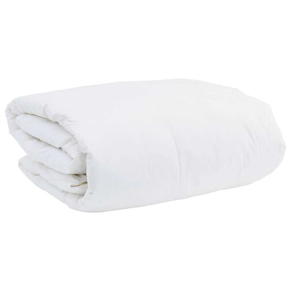 vidaXL Edredom de Inverno Branco 200 x 200 cm Pena