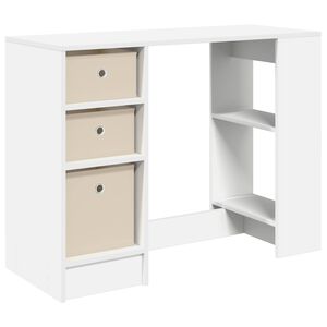 vidaXL Mesa Branco 100 x 40 x 75 cm Derivados de Madeira