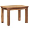 vidaXL Mesa de centro Castanho 50 x 35 x 36 cm Madeira de Teca S&oacute;lida