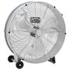 vidaXL Ventilador de tambor com roda Prateado 79 x 37 x 82 cm Alum&iacute;nio