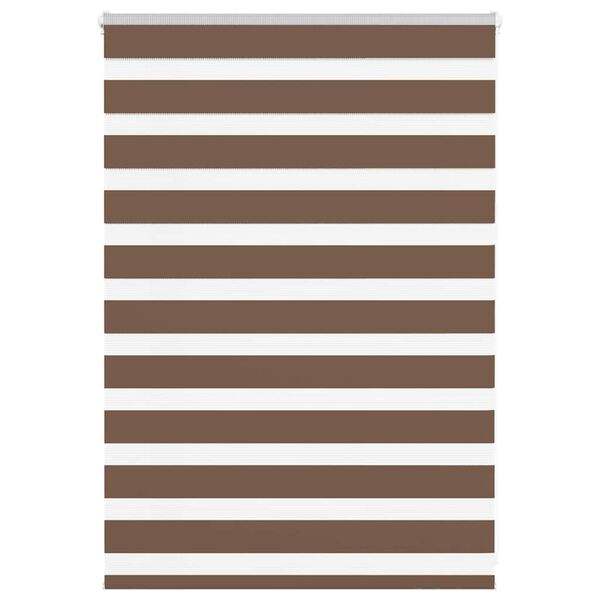 vidaXL Cortina de zebra 95x100 cm largura do tecido 90,9 cm poli&eacute;ster