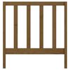 vidaXL Cabeceira de cama 106x4x100 cm pinho maci&ccedil;o castanho mel