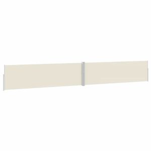 vidaXL Toldo lateral retr&aacute;til para p&aacute;tio 170x1200 cm creme