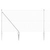 vidaXL Poste de Cerca Prateado 50 x 1,4 m (rede 16 x 16 mm) A&ccedil;o