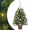 vidaXL &Aacute;rvore de Natal Artificial com 150 LEDs Verde 75 cm PE e PVC