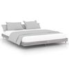 vidaXL Estrutura de cama sem colch&atilde;o 160x200 cm sonoma cinzento