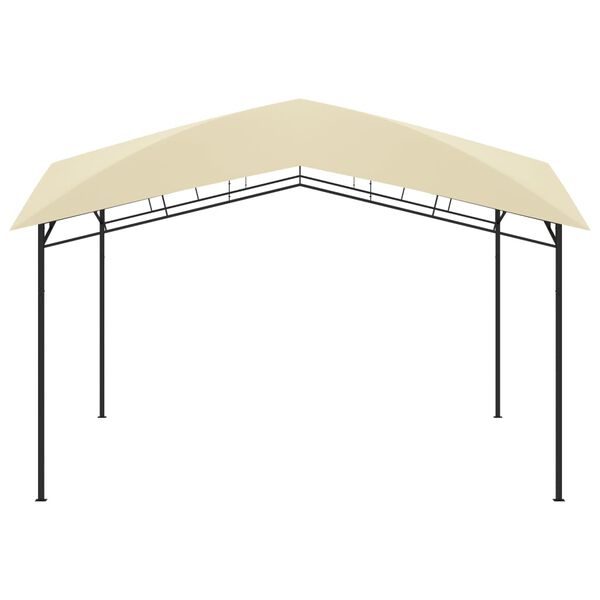 vidaXL Gazebo de jardim 4x4x2,9 m 180g/m&sup2; creme
