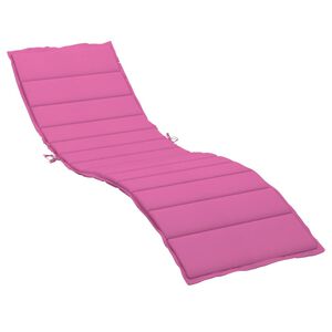 vidaXL Almofad&atilde;o p/ espregui&ccedil;adeira tecido oxford rosa