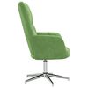 vidaXL Cadeira de descanso veludo verde-claro