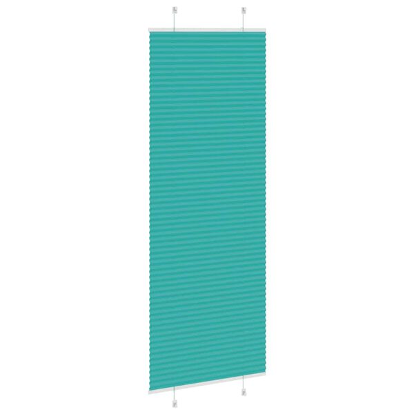 vidaXL Gasolina verde Plissada Cega 70x200 cm Largura Tecido 69,4 cm