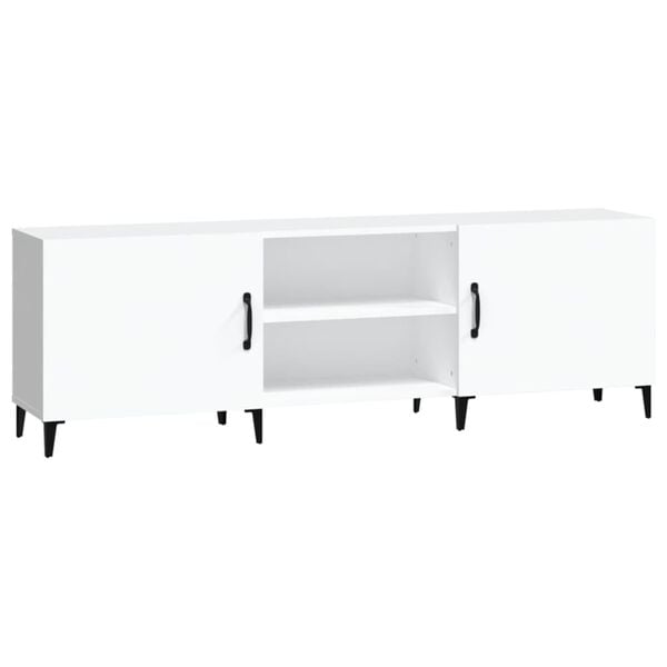 vidaXL M&oacute;vel para TV 150x30x50 cm derivados de madeira branco