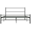 vidaXL Estrutura de cama metal 160x200 cm cinzento