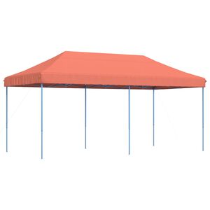 vidaXL Tenda de Festa Terracota 292 x 580 x 315 cm Tecido Oxford