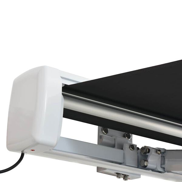 vidaXL Toldo motorizado com caixa 400 cm antracite