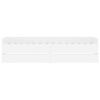 vidaXL Estrutura de cama com gavetas 90x190 cm branco