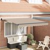 vidaXL Toldo Manual Bege 300 x 250 x 165 cm Poli&eacute;ster