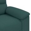 vidaXL Sof&aacute; de 2 lugares 160x81x84 cm tecido verde-escuro