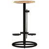 vidaXL Cadeiras de bar 2 pcs madeira de mangueira maciça