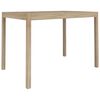 vidaXL Mesa de jantar 110x70x75 cm madeira de ac&aacute;cia maci&ccedil;a